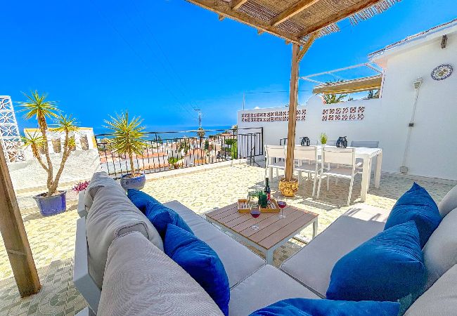 House in Nerja - A2407 Charming Townhouse with sea views and pool