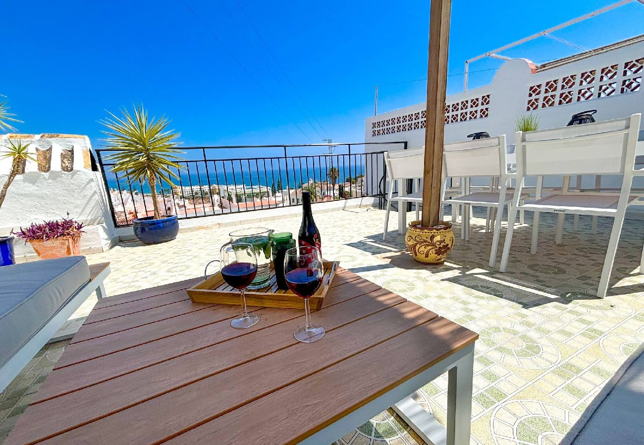 House in Nerja - A2407 Charming Townhouse with sea views and pool